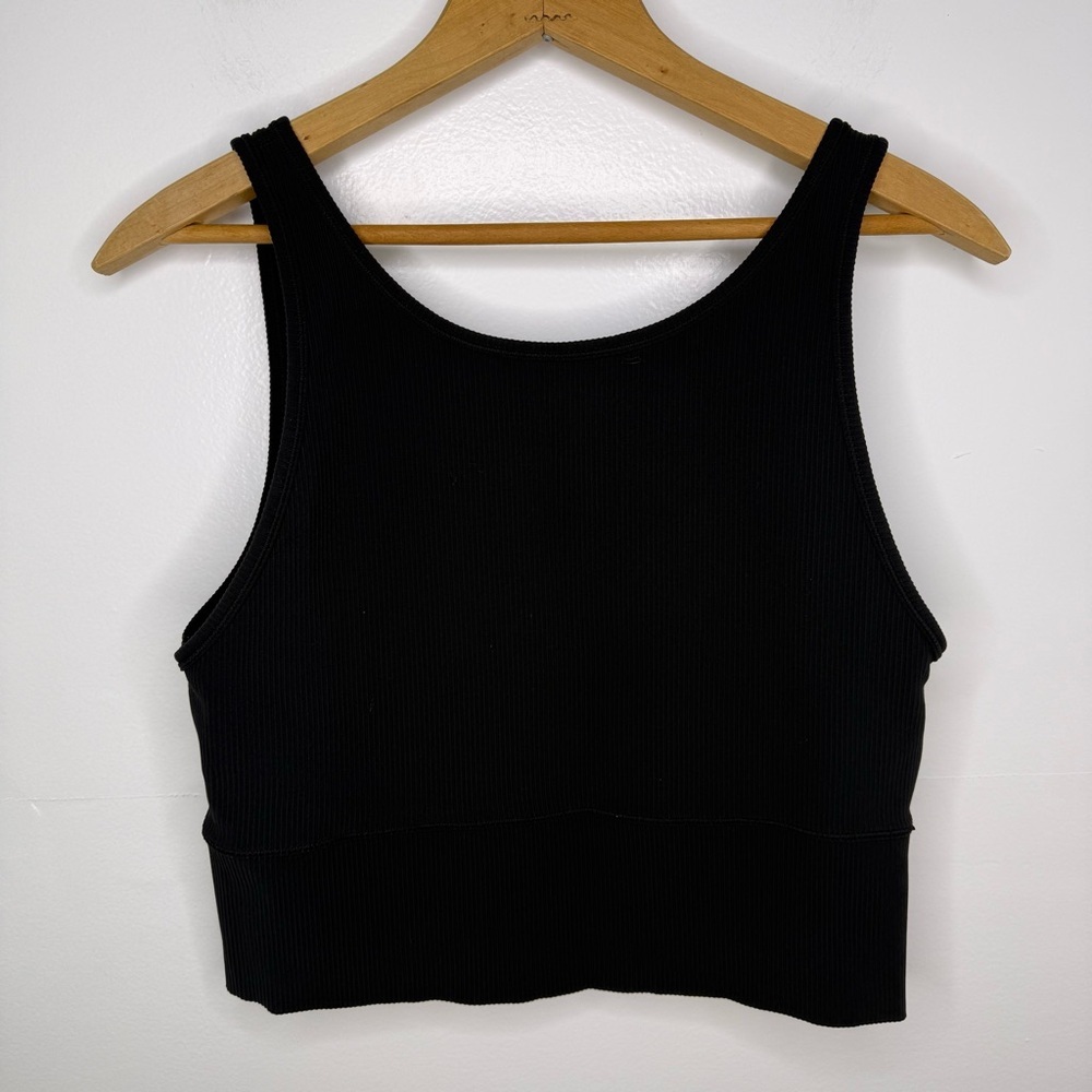 LULULEMON Black Power Pivot Ribbed Tank Top - Picture 2 of 5